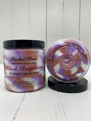 
            
                Load image into Gallery viewer, Black Raspberry Whipped Cream Soap
            
        