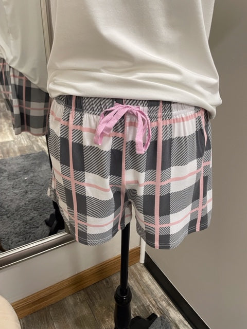 Jackie Plaid Pajama Shorts