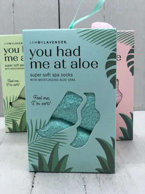 You Had Me at Aloe Spa Socks