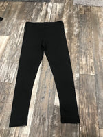 A pair of black leggings.