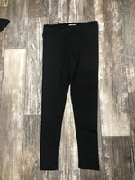 A pair of black leggings.