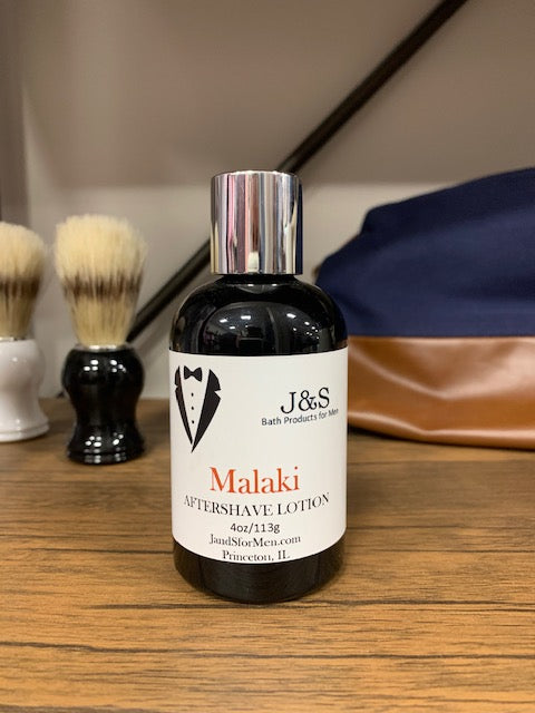 Malaki - Aftershave Lotion 4oz Bottle