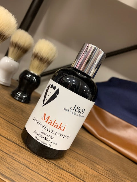 Malaki - Aftershave Lotion 4oz Bottle