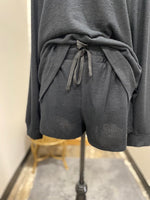 Brushed Hacci Shorts - Black