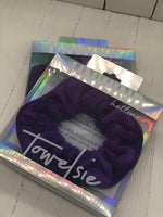 Purple Towelsie - Microfiber Scrunchie