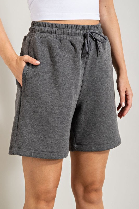 Charcoal Shorts with Pockets