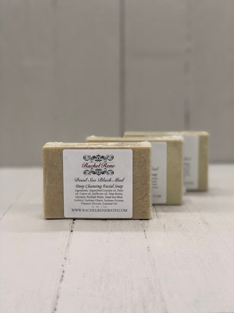 Dead Sea Black Mud Deep Cleansing Facial Soap Bar